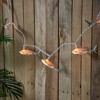 Northlight Shark Indoor Outdoor Patio Light Set - 6'  - White Wire - 10ct - 2 of 4