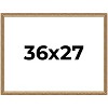 PosterPalooza | 36x27 Wood Antique Frame with UV Acrylic, 4 Finishes: Bronze, Gold, Silver, and Black - 2 of 4