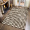 Washable Modern Plaid Rug Non Slip Rug Low Pile Soft Floor Cover Farmhouse Foldable Indoor Carpet for Living Room Bedroom - 2 of 4