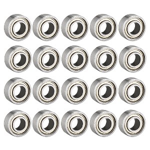Unique Bargains Deep Groove Ball Bearing 688ZZ Double Shield Carbon Steel Bearings 20 Pcs - 1 of 4