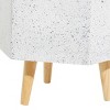 Set of 2 Novelty Contemporary Wood Planters White - Olivia & May: No Assembly, Tabletop Display, 1 Small & 1 Large - 4 of 4