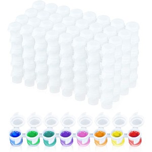 Bright Creations Empty Paint Pot Pod Strips, Storage Containers, Arts and Crafts (6ml/0.2 oz, 240 Pots, 30 Strips) - 1 of 4