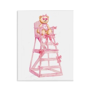 Stupell Industries Teddy Bear Life Guard Wall Plaque Art - 1 of 4