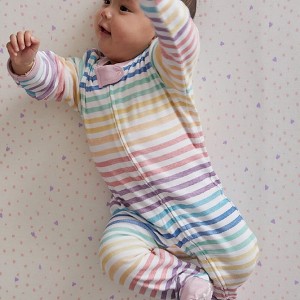 Honest Baby Organic Cotton Snug-Fit Footed Pajamas - 1 of 4