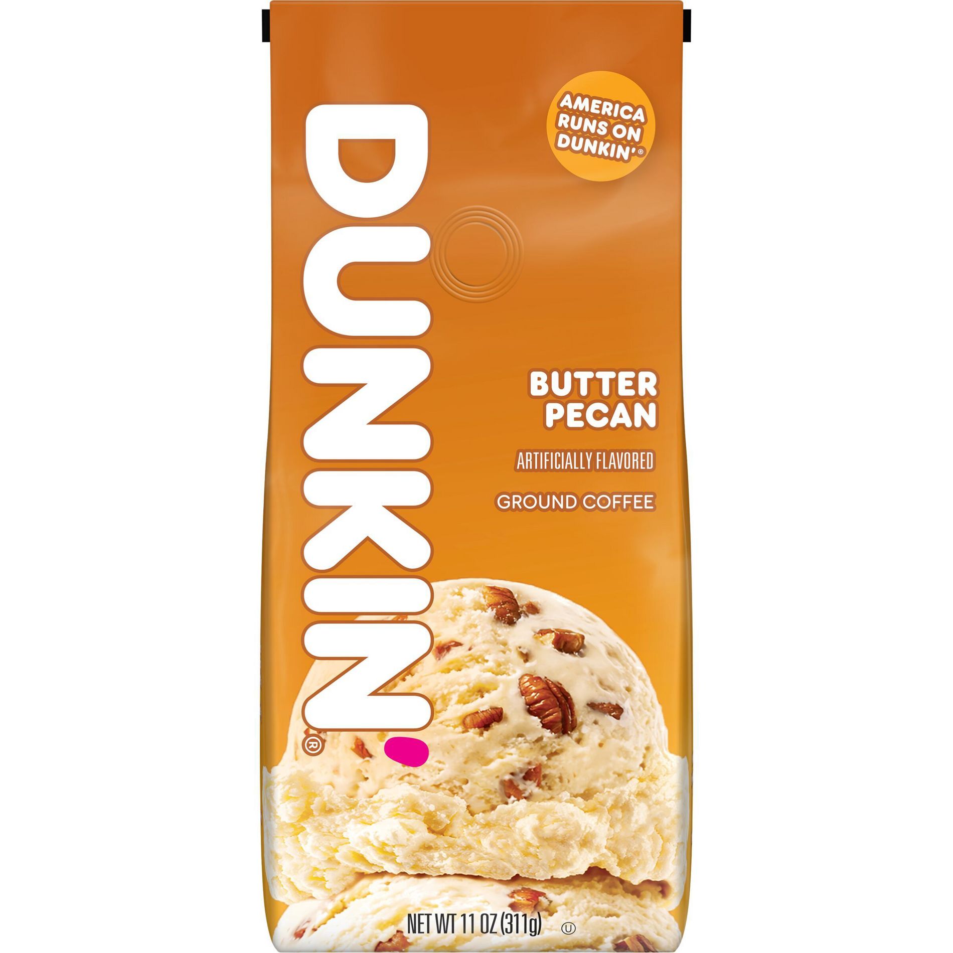 Dunkin' Butter Pecan Flavored Medium Roast Ground Coffee - 11oz