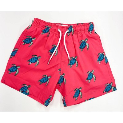 Boy's Kid's Sea Turtle Swim Trunks - Bermies 6