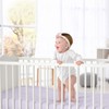Sweet Jojo Designs Girl Baby Fitted Crib Sheet Rose Collection Solid Lavender Purple - 2 of 4