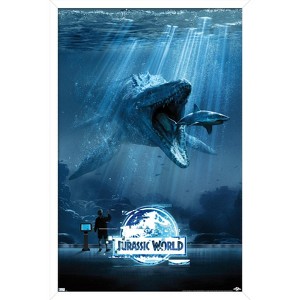 Trends International Jurassic World - Water Framed Wall Poster Prints - 1 of 4