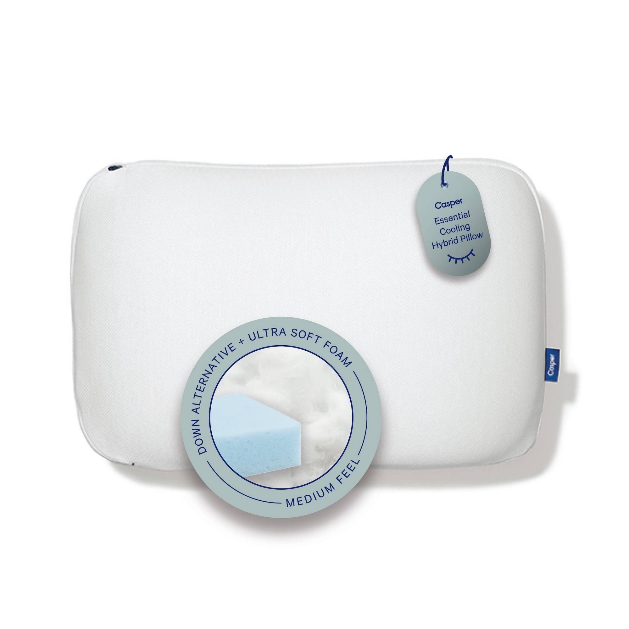The Casper Medium Essential Cooling Hybrid Pillow - Standard