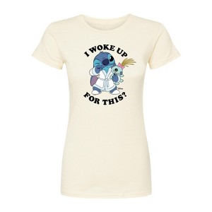 Women's - Disney - Woke Up Fitted Graphic T-Shirt - 1 of 2