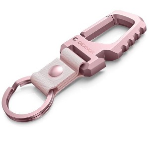 Dexnor Heavy Duty Key Chain Bottle Opener, Carabiner Key Ring Clip Aerospace-grade Stainless Steel Car Key Fob Holder Organizer EDC Keychain - 1 of 1
