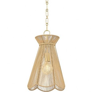 Mitzi Aaliyah 1 - Light Pendant in  Aged Brass - 1 of 1