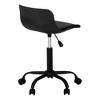 Okak Modern Height-Adjustable Office Chair, Desk Chair with Metal Base and Wheels, 360 Swivel Computer Chair for Study, Office - 2 of 4