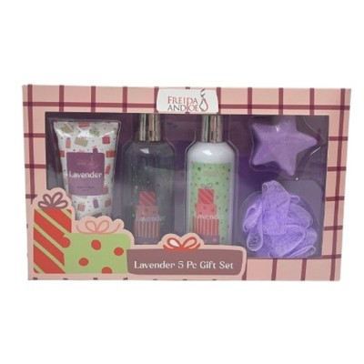 Freida & Joe 5-piece Lavender Bath & Body Collection Gift Box