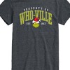 Men's - Dr. Seuss - The Grinch Whoville Collegiate Short Sleeve Graphic T-Shirt - 2 of 4
