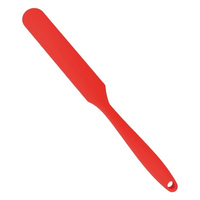 Jar Spatula, Long Handle Silicone Jar Spatula Scraper for Jar Bottom of  Mayo, Cool Whip, Peanut Butter, Condiments（Black/Red）
