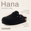 CUSHIONAIRE Hana Womens Clogs | Comfortable Vegan Suede Clogs for Women | Slip On Potato Shoes with Cork Footbed & Arch Support | Memory Foam - 2 of 4