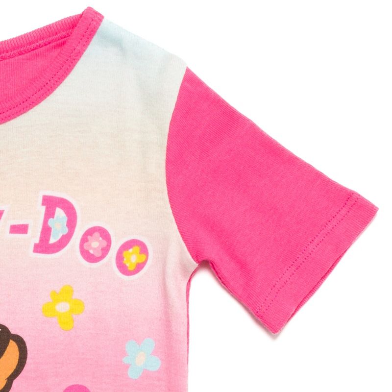 Scooby-Doo Scooby Doo Girls Pullover Pajama Shirt and Shorts Sleep Set Little Kid to Big Kid , 5 of 7