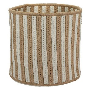 Colonial Mills Baja Stripe Basket, 12"x12"x10", Natural - 1 of 1