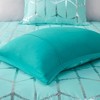 Sapphtopaz 4 Piece Sheet Set, Metallic Printed Comforter Set for Women, Men, Kids & Teens - 3 of 4