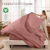 300 Thread Count Organic Cotton Percale Bed Sheet Set by Bare Home - 2 of 4