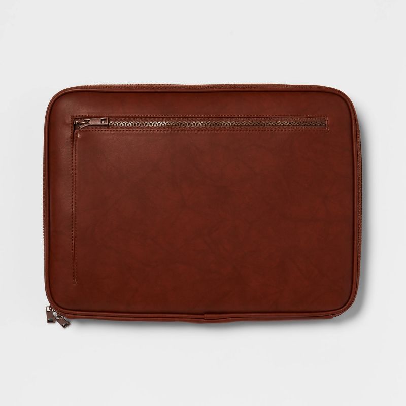 Faux Leather Laptop Bag Case - Threshold™