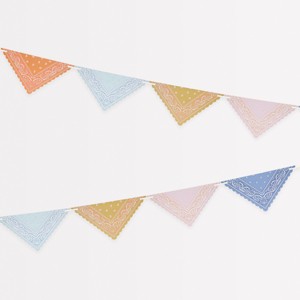 Meri Meri Western Bandana Flag Garland (13.5' with excess cord - Pack of 1) - 1 of 3
