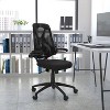 Flash Furniture High Back Black Mesh Executive Swivel Ergonomic Office Chair with Adjustable Lumbar, 2-Paddle Control and Flip-Up Arms - image 4 of 4