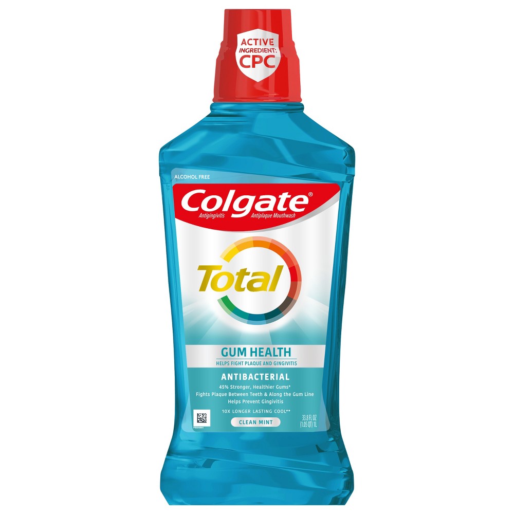 UPC 035000671547 product image for Colgate Gum Health Alcohol Free Mouthwash - Clean Mint - 33.8 fl oz | upcitemdb.com