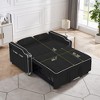 Convertible Sofa Bed With Side Storage Pocket 105° To 180° Adjustable Backrest Max 550lbs Load Capacity Multi-Functional Sleeper Couch For Living Room - 4 of 4