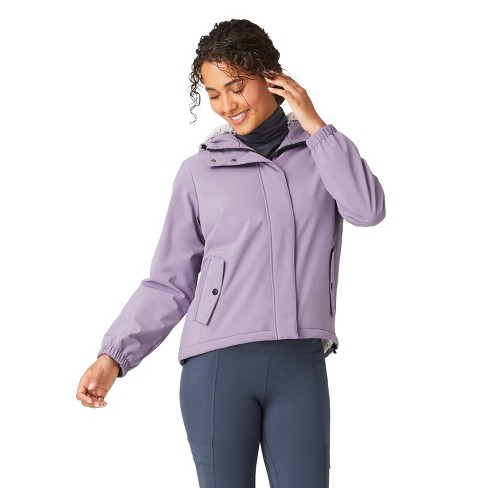 womens purple sherpa jacket