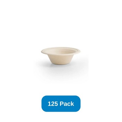 Vegware 12 oz Fiber Soup & Salad Bowl No Added PFAS - Pack of 125
