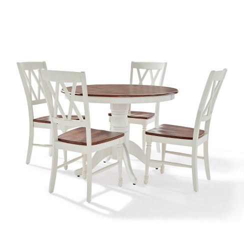 Round white table and best sale 4 chairs