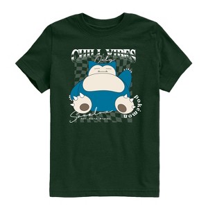 Boys' - Pokémon - Snorlax Chill Vibes Short Sleeve Graphic T-Shirt - 1 of 4