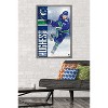 Trends International NHL Vancouver Canucks - Quinn Hughes 20 Framed Wall Poster Prints - 2 of 4