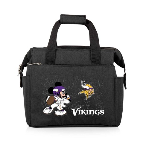 Nfl Minnesota Vikings Mickey Mouse On The Go Lunch Cooler Black Target