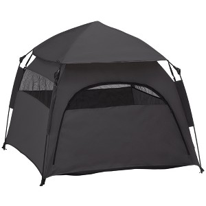 PawHut Pop Up Dog Tent for Extra Large and Large Dogs, Portable Pet Camping Tent with Carrying Bag for Beach, Backyard, Home - 1 of 4