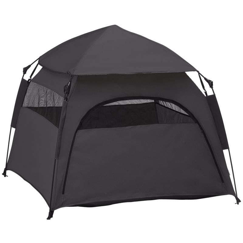 PawHut Pop Up Dog Tent for Extra Large and Large Dogs, Portable Pet Camping Tent with Carrying Bag for Beach, Backyard, Home, 1 of 7