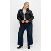 CITY CHIC | Julie Faux Leather Biker Jacket - black | 24W - 2 of 4