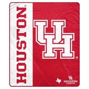 NCAA Houston Cougars Ultra Soft Tailgate Throw Blanket - 1 of 2
