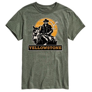 Men's - Yellowstone - Rip Rideing Horseback Short Sleeve Graphic T-Shirt - 1 of 4