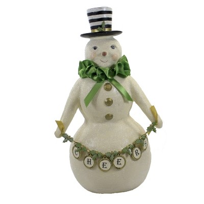 Heather Myers 11.75" Bartlett Snowman Christmas  -  Decorative Figurines