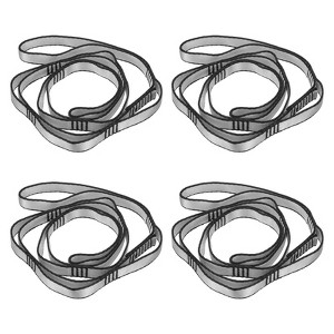 Unique Bargains Nylon Adjustable Stitching Daisy Chain Straps 4 Pcs - 1 of 4