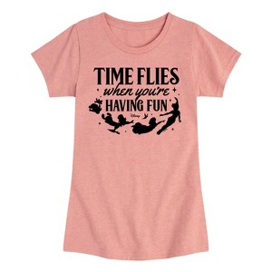 Girls' - Disney - Peter Pan Fitted Short Sleeve Graphic T-Shirt - 1 of 4