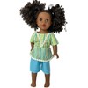 Doll Clothes Superstore Matching Shorts and Top Girl and Dolls Size 7 - 4 of 4