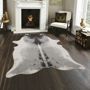 GDFStudio SierraRidge 5' x 7' Western Cowhide-Style Irregular Area Rug - 1 of 4