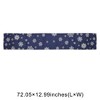 Unique Bargains Christmas Table Runner Navy Blue White 72"x13" 1 Pc - 3 of 4