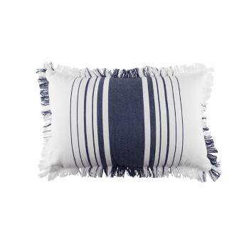 C&F Home 14" x 22" Nantucket Stripes Woven Throw Pillow