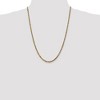 Black Bow Jewelry 3.5mm, 10k Yellow Gold Diamond Cut Solid Rope Chain Necklace - 2 of 4