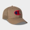 Champion Adult Logan Twill Trucker Hat - Khaki - 3 of 4